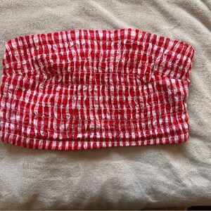 Universal Thread Red and White Top